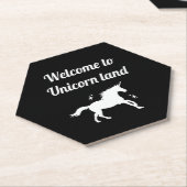 Einhornland Untersetzer (angewinkelt)