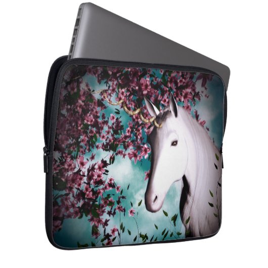 Einhornlaptophülse Laptopschutzhülle (Vorne Rechts)