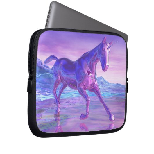 Einhornlaptophülse Laptopschutzhülle (Vorne Rechts)