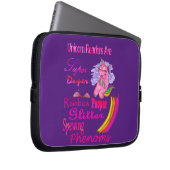 Einhornlesegeräte sind Super Duper Buchschlauch Laptopschutzhülle (Vorne Rechts)