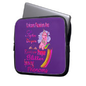 Einhornlesegeräte sind Super Duper Buchschlauch Laptopschutzhülle (Vorderseite Links)