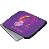 Einhornlesegeräte sind Super Duper Buchschlauch Laptopschutzhülle (Vorne Knopf)