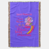 Einhornlesegeräte sind Super Duper Sofa Throw Decke (Vorderseite Vertikal)