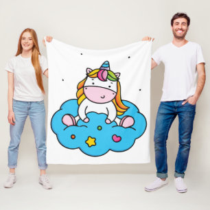 Einhornliebe Fleecedecke