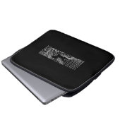 Einhornlinie Laptopschutzhülle (Vorne Knopf)