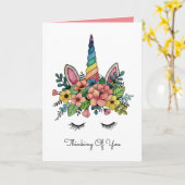 Einhornlinsen mit Regenbogenhaut Karte (Gelbe Blume)