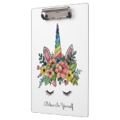 Einhornlinsen mit Regenbogenhaut Klemmbrett (Links)