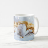 Einhornmädchen Kaffeetasse (VorderseiteRechts)