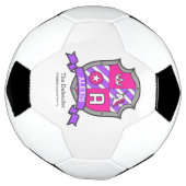 Einhornmädchen Name bedeutet Alexis pink lila Socc Fußball (Gedreht)