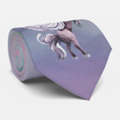 Einhornmagie | Farbenfrohe Pasta Fantasy Wasserfar Krawatte (Gerollt)