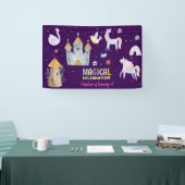 Einhornmagie Geburtstagskinder Banner (Messe)