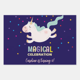 Einhornmagie Geburtstagskinder Geschenkpapier Set