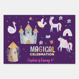 Einhornmagie Geburtstagskinder Geschenkpapier Set