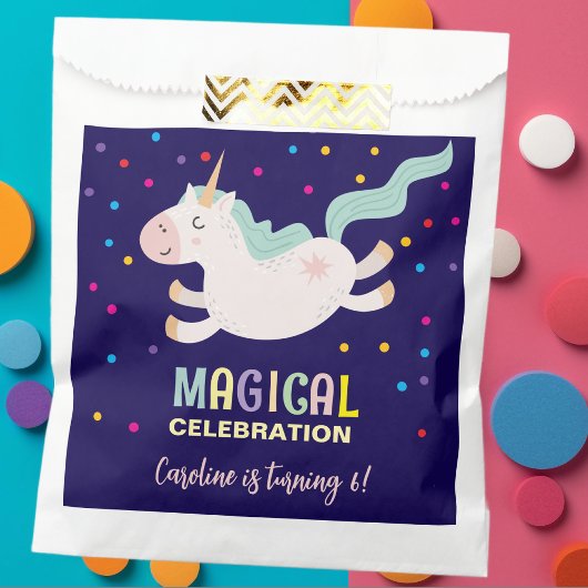 Einhornmagie Geburtstagskinder Geschenktütchen
