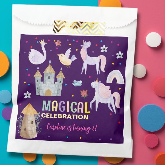 Einhornmagie Geburtstagskinder Geschenktütchen