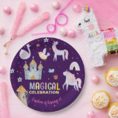 Einhornmagie Geburtstagskinder Pappteller (Party)