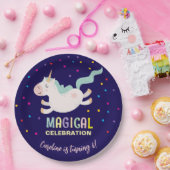 Einhornmagie Geburtstagskinder Pappteller (Party)