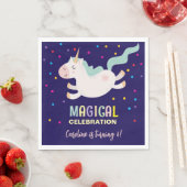 Einhornmagie Geburtstagskinder Serviette (Beispiel)