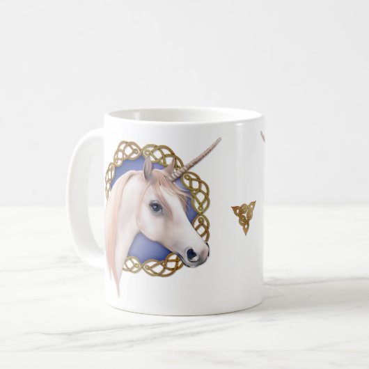 Einhornmagie Kaffeetasse (Vorderseite Links)