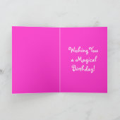 Einhornmagie Karte (Innenseite)