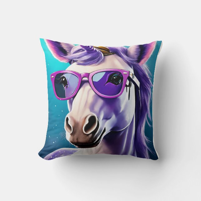 Einhornmagie Kissen (Vorderseite)
