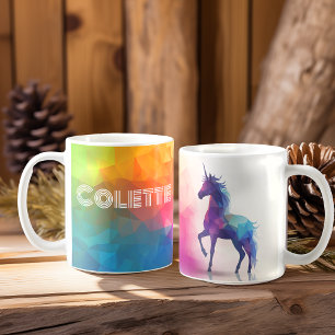 Einhornmagie - Personalisiert Kaffeetasse