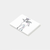 Einhornmagie Post-it Klebezettel (angewinkelt)