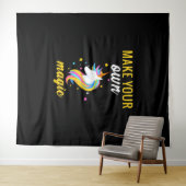 Einhornmagie Wandteppich (Beispiel (Horizontal))