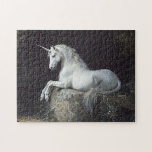 Einhornmalerei im antiken Stil Puzzle