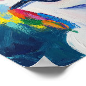 Einhornmalerei Poster (Ecke)