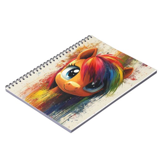 Einhornmalheft Notizblock (Linke Seite)