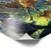 Einhornmärchen Fotodruck (Ecke)