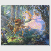 Einhornmärsche Geschenkpapier (Flach)