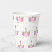 Einhornmuster Papiertasse Pappbecher (Rechts)