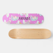 Einhornmuster Skateboard (Horizontal)