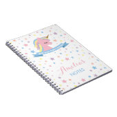 Einhornnotizbuch - "lassen Sie Magie geschehen Notizblock (Rechte Seite)