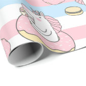 Einhornpapier für Muster Geschenkpapier (Rolleneckpunkt)