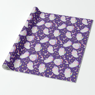 Einhornpapier für Muster Geschenkpapier