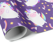 Einhornpapier für Muster Geschenkpapier (Rolleneckpunkt)