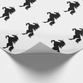 Einhornpapier für Silhouette Geschenkpapier (Ecke)