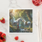 Einhornpapier Serviette (Beispiel)