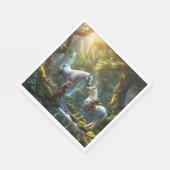 Einhornpapier Serviette (Ecke)