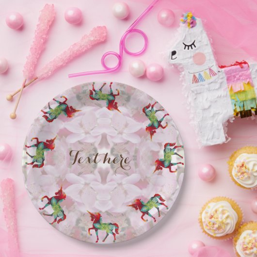 Einhornpapier-Teller für Party Pappteller (Party)