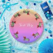 Einhornpapier-Teller Pappteller (Party)