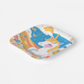 Einhornpapier-Teller Pappteller (Gewinkelt)