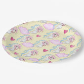 Einhornpapierplatte Pappteller (Schrägansicht)