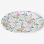 Einhornpapierplatte Pappteller (Schrägansicht)