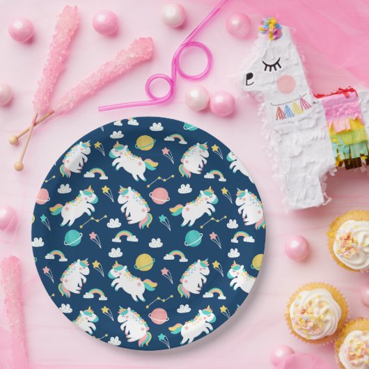 Einhornpapierplatte Pappteller (Party)