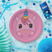 Einhornpapierplatte Pappteller (Party)