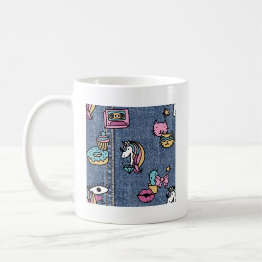 Einhornpatronen Kaffeetasse (Links)